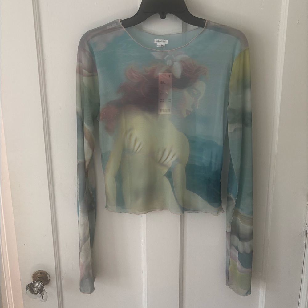 Kimchi Blue Renaissance Sheer Mermaid Top